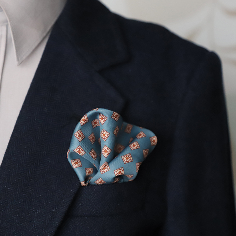 Prosop de buzunar Doris.TD, poliester, imprimeu floral, imprimare, stil lejer