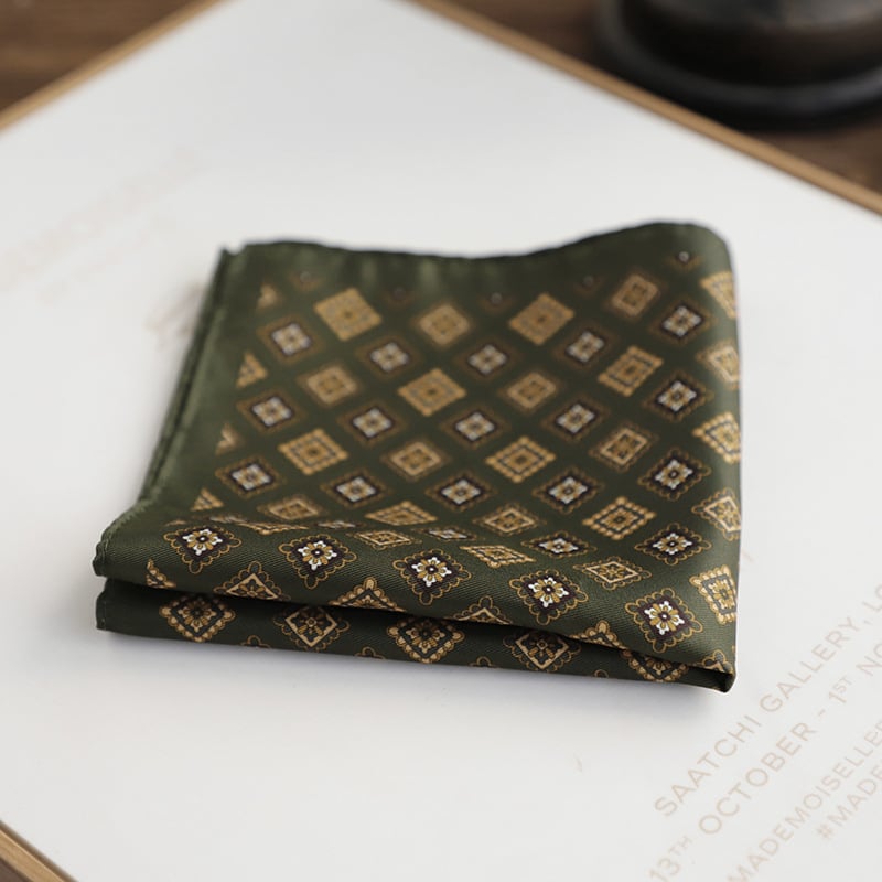 Prosop de buzunar Doris.TD, poliester, imprimeu floral, imprimare, stil lejer