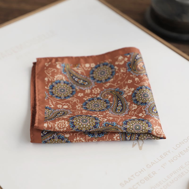 Prosop de buzunar Doris.TD, poliester, imprimeu floral, imprimare, stil lejer