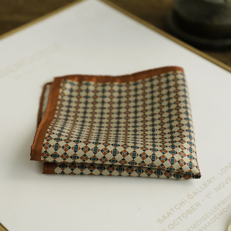 Prosop de buzunar Doris.TD, poliester, imprimeu floral, imprimare, stil lejer