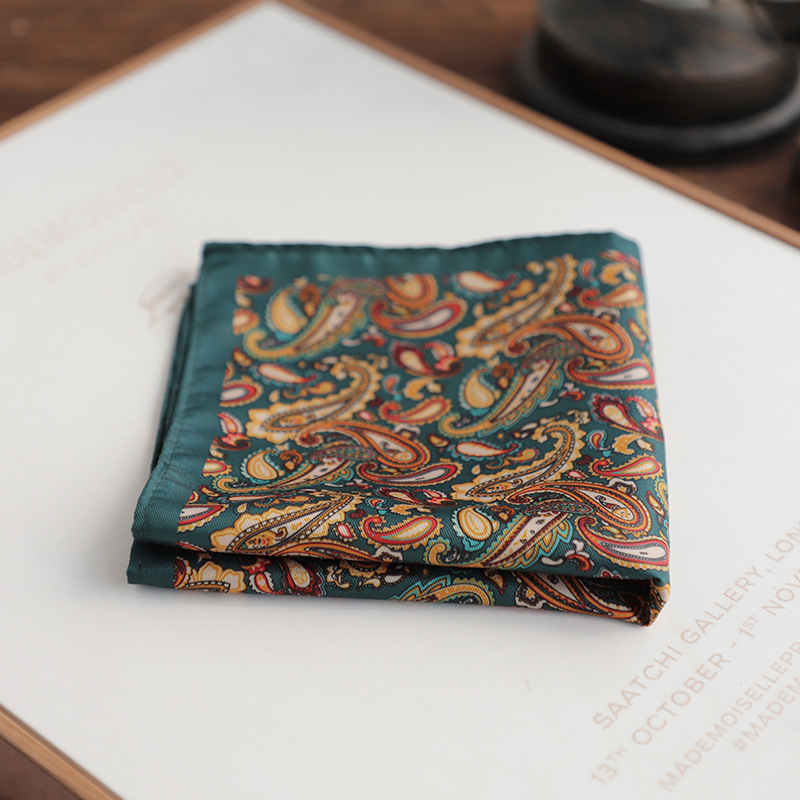 Prosop de buzunar Doris.TD, poliester, imprimeu floral, imprimare, stil lejer