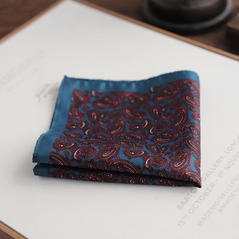 Prosop de buzunar Doris.TD, poliester, imprimeu floral, imprimare, stil lejer