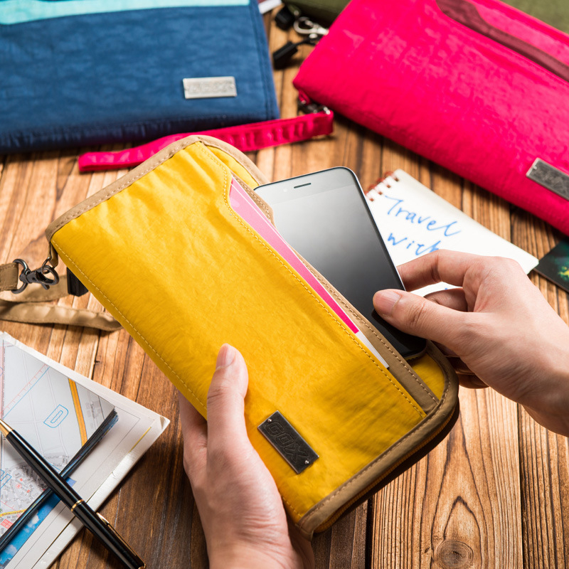 GOX kelioninis pasų ir asmens dokumentų dėklas, nailonas, modelis G-PB-15004, unisex