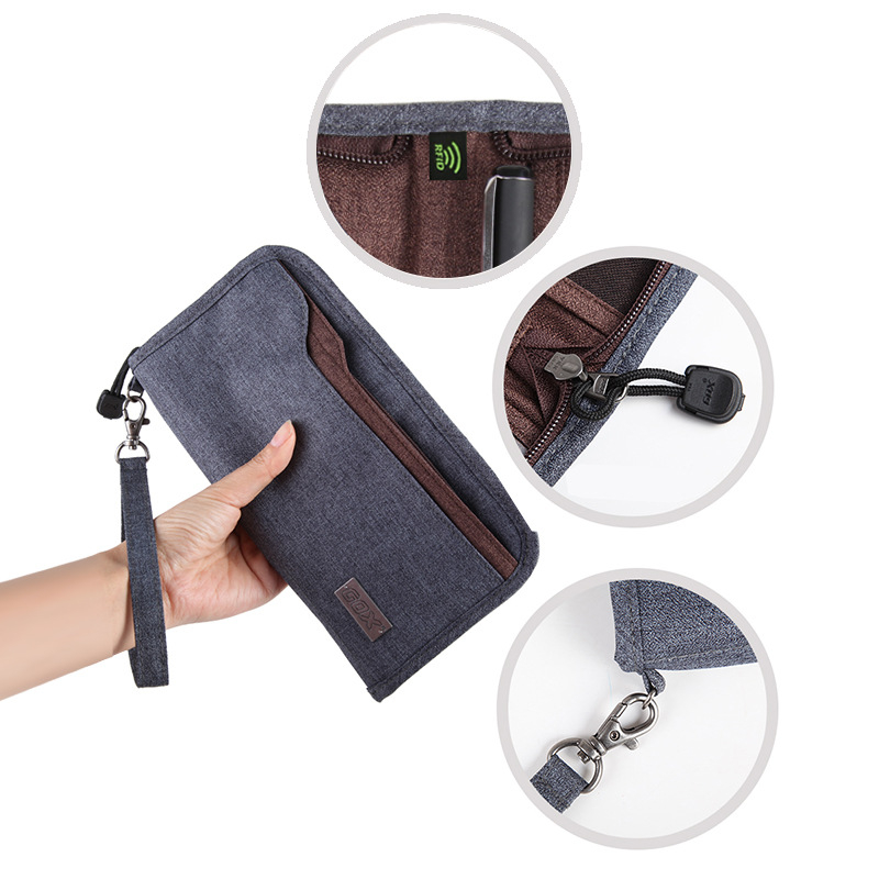GOX kelioninis pasų ir asmens dokumentų dėklas, nailonas, modelis G-PB-15004, unisex