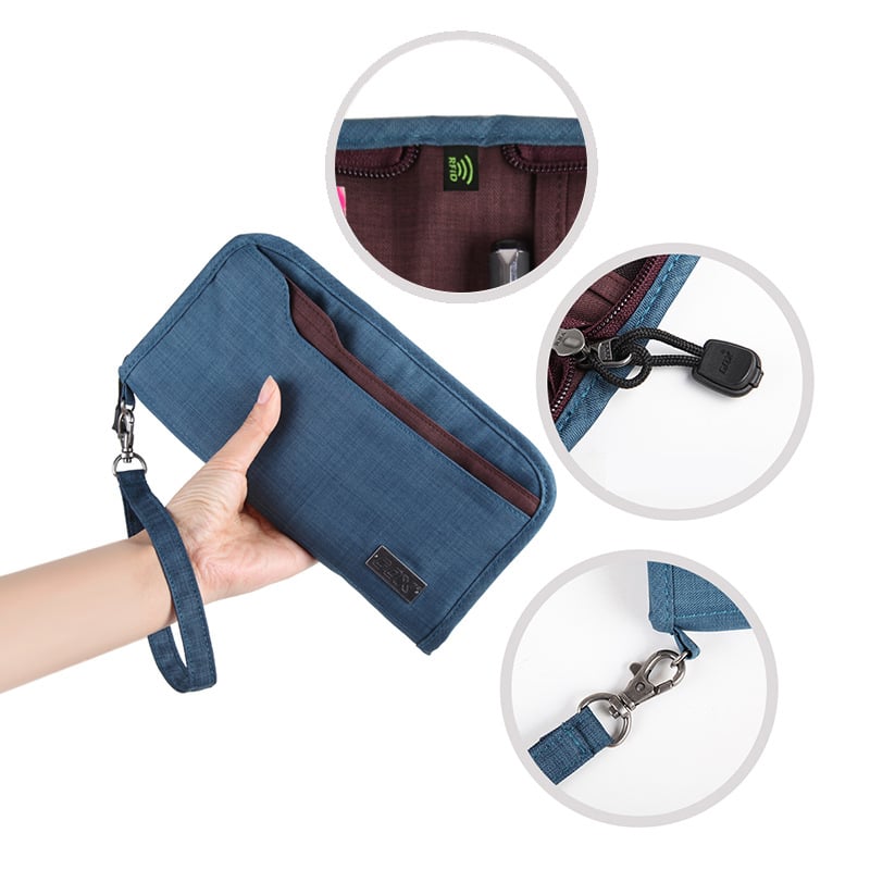 GOX kelioninis pasų ir asmens dokumentų dėklas, nailonas, modelis G-PB-15004, unisex