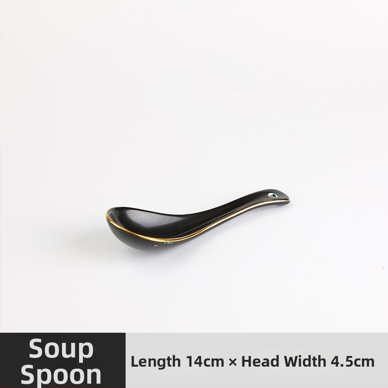 Skandináv kerámia étkészlet fémes peremmel – elektroplatált felület, logó nyomtatás, testreszabás