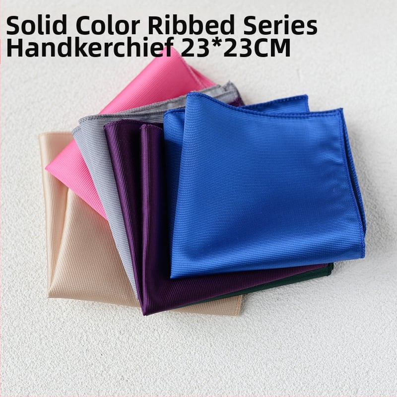 Batistă de buzunar - poliester mătase, stil lux lejer, țesătură Jacquard, model uni