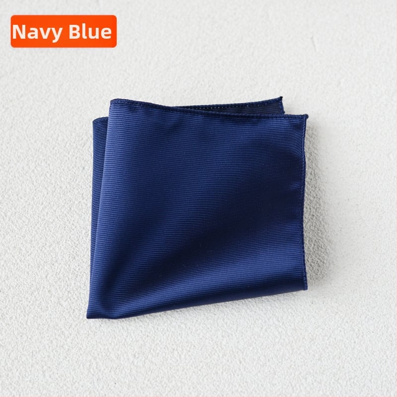 Batistă de buzunar - poliester mătase, stil lux lejer, țesătură Jacquard, model uni