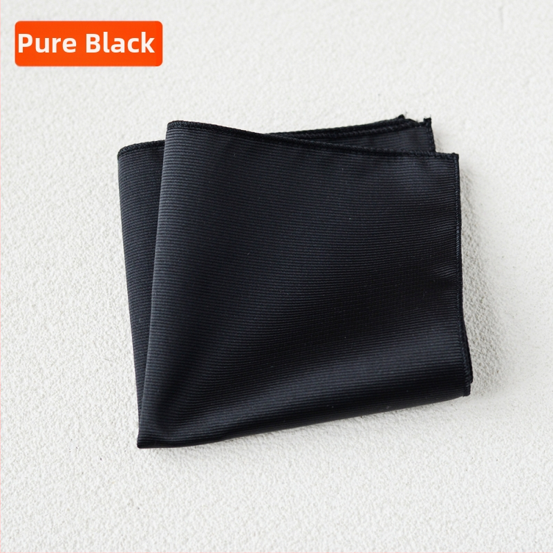 Batistă de buzunar - poliester mătase, stil lux lejer, țesătură Jacquard, model uni