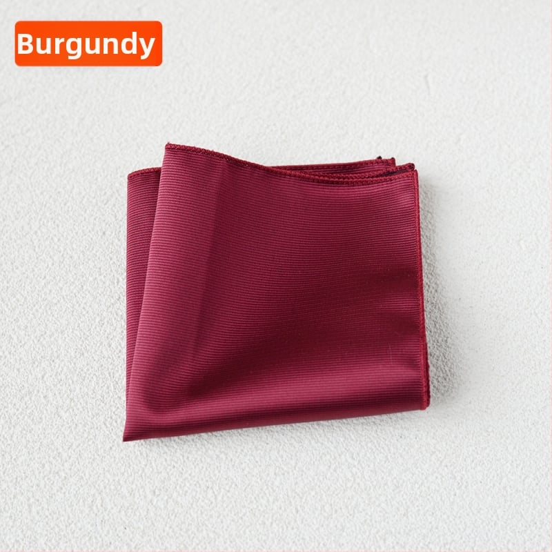 Batistă de buzunar - poliester mătase, stil lux lejer, țesătură Jacquard, model uni