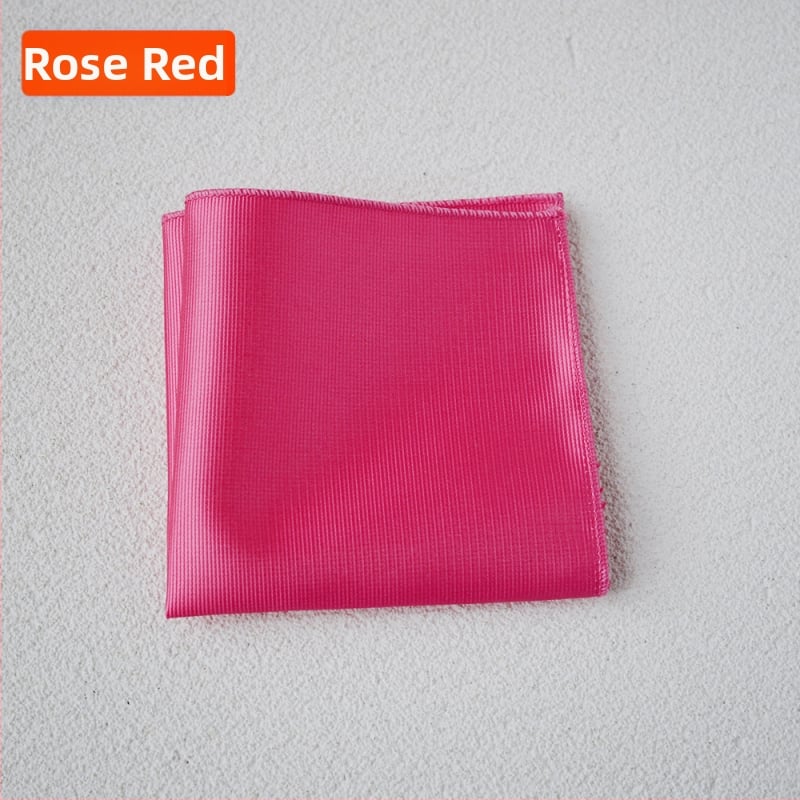 Batistă de buzunar - poliester mătase, stil lux lejer, țesătură Jacquard, model uni