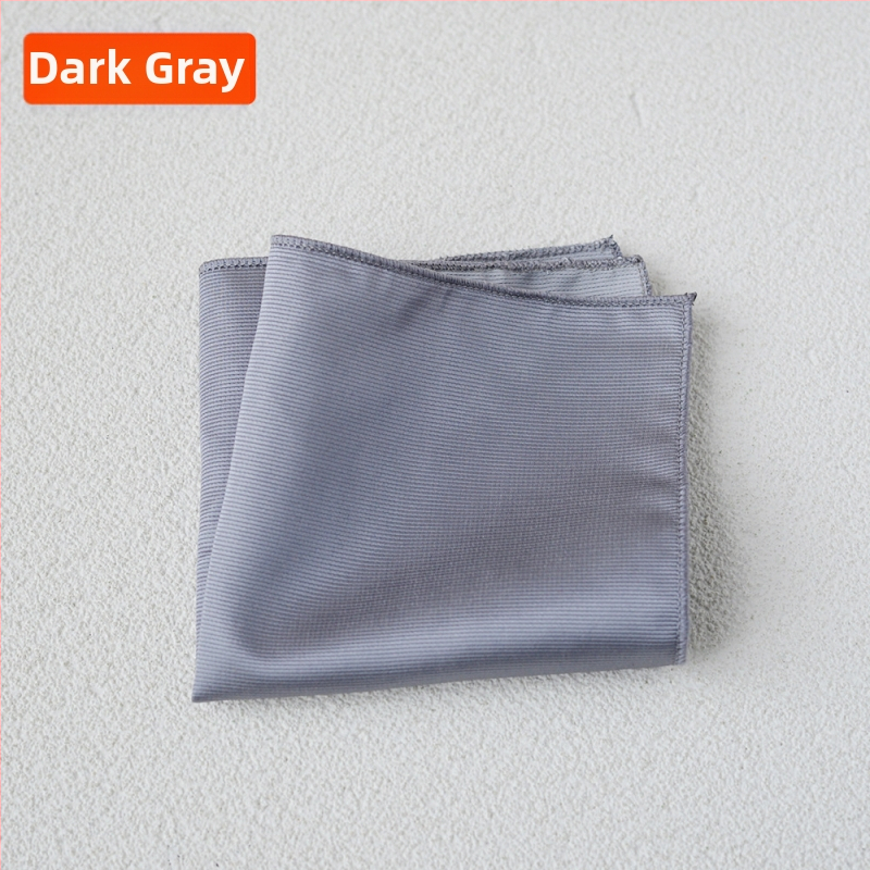 Batistă de buzunar - poliester mătase, stil lux lejer, țesătură Jacquard, model uni