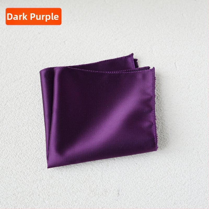 Batistă de buzunar - poliester mătase, stil lux lejer, țesătură Jacquard, model uni