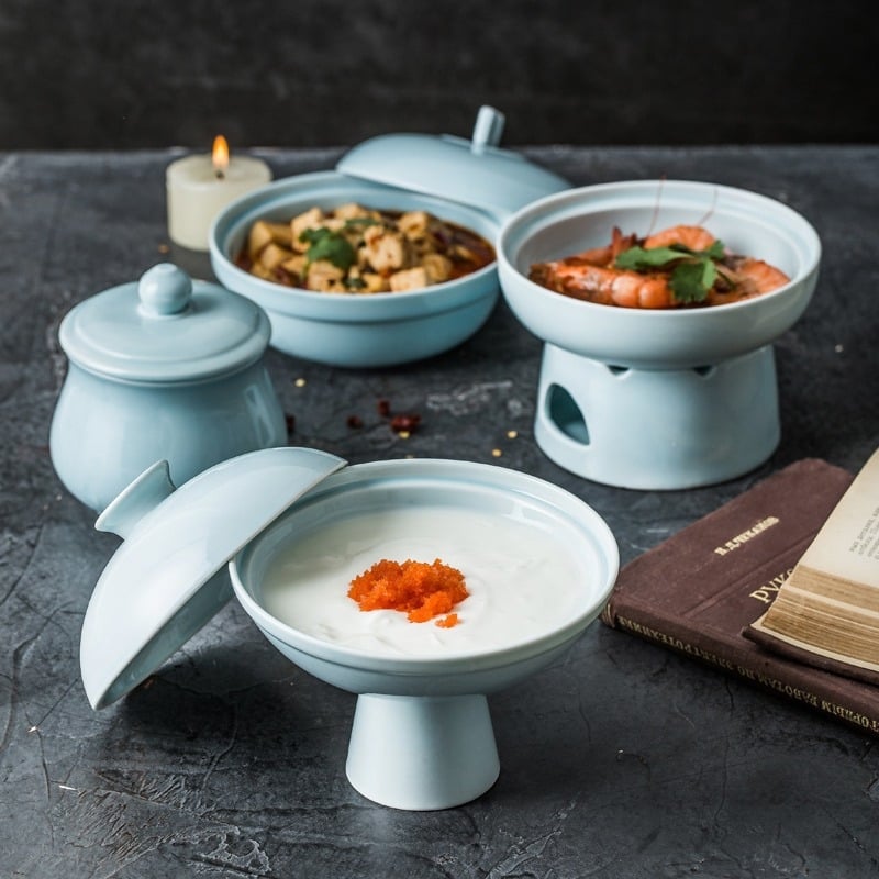 Japán stílusú porcelán levesestál, kör alakú, mikrohullámú sütőben használható, logónyomtatás és testreszabás