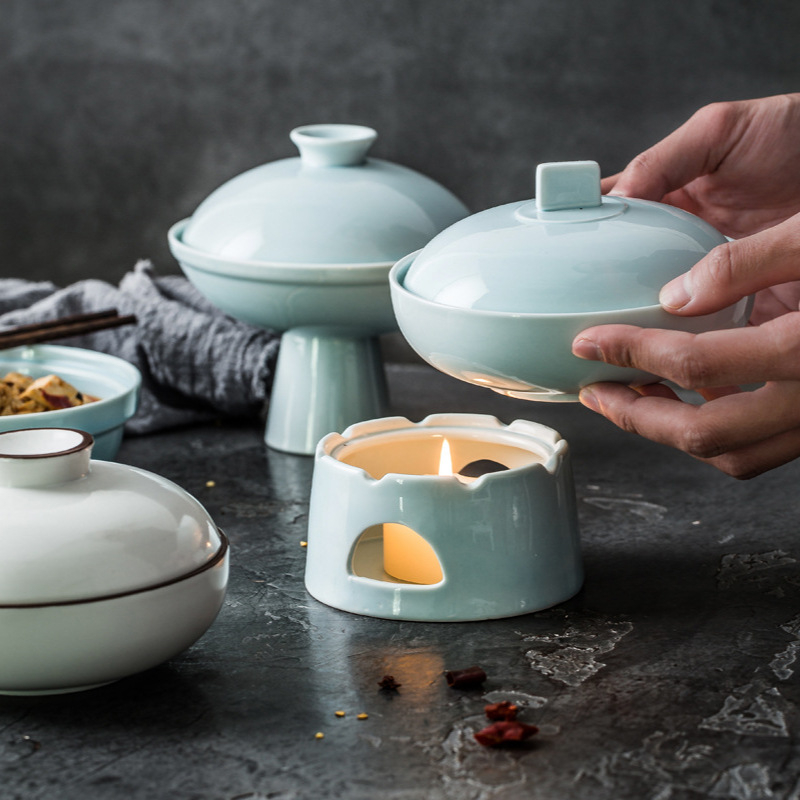 Japán stílusú porcelán levesestál, kör alakú, mikrohullámú sütőben használható, logónyomtatás és testreszabás