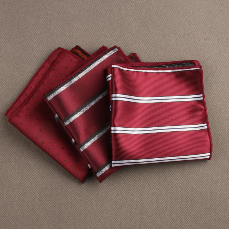 Batistă de buzunar Jacquard cu dungi, poliester, stil relaxat — Skyejoan/Skeletron