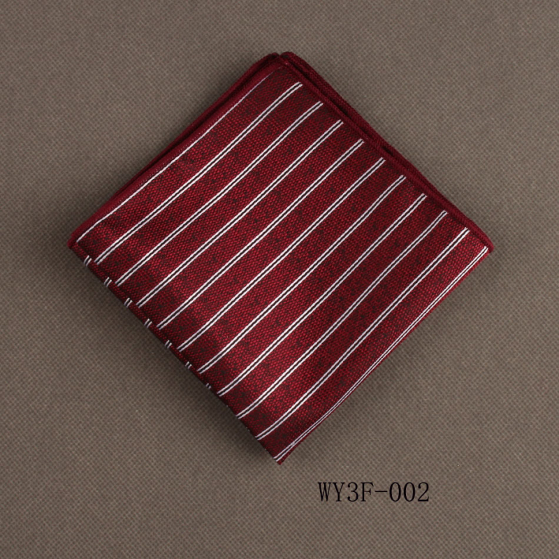 Batistă de buzunar Jacquard cu dungi, poliester, stil relaxat — Skyejoan/Skeletron