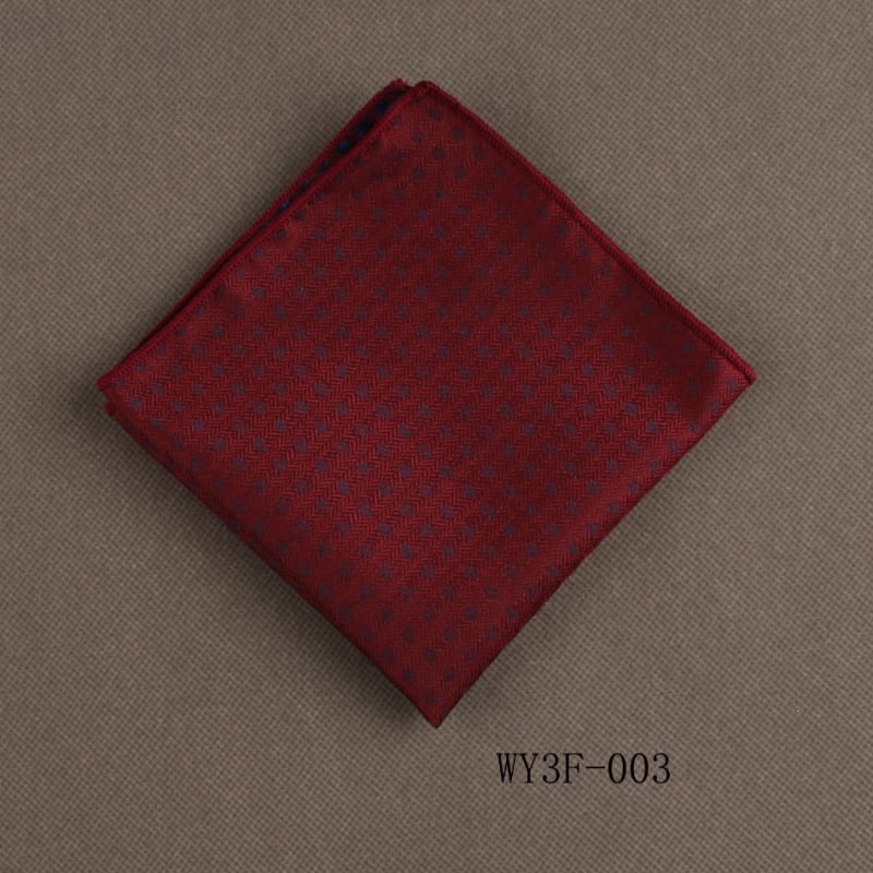 Batistă de buzunar Jacquard cu dungi, poliester, stil relaxat — Skyejoan/Skeletron