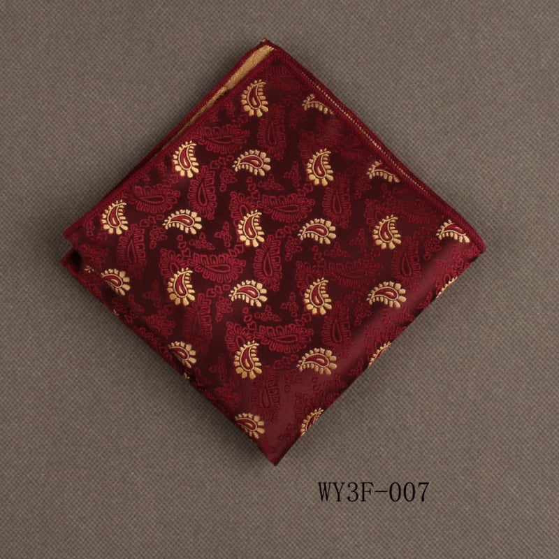 Batistă de buzunar Jacquard cu dungi, poliester, stil relaxat — Skyejoan/Skeletron