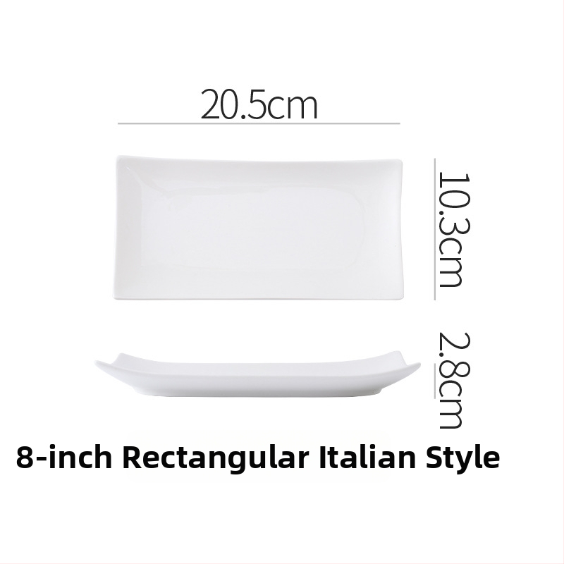 Porcelánový plochý tanier, nepravidelný tvar, moderný minimalistický štýl, vhodný do mikrovlnky