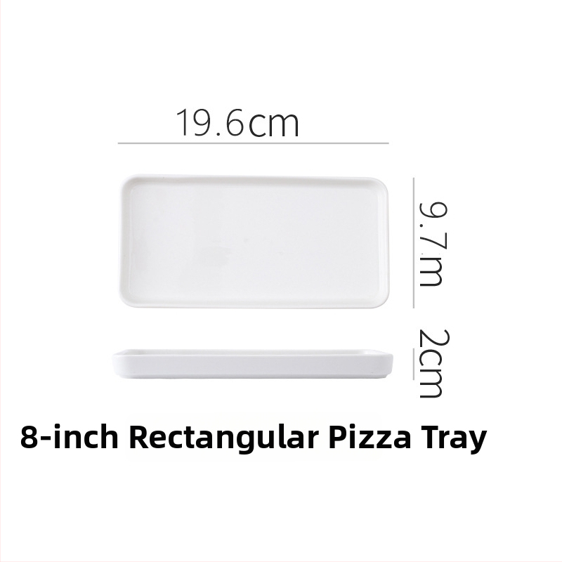 Porcelánový plochý tanier, nepravidelný tvar, moderný minimalistický štýl, vhodný do mikrovlnky