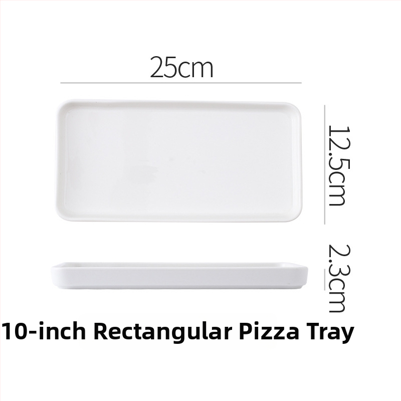 Porcelánový plochý tanier, nepravidelný tvar, moderný minimalistický štýl, vhodný do mikrovlnky