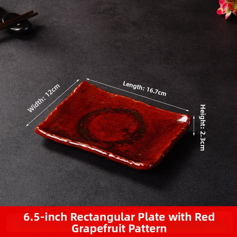 Porcelánový tanier na sushi a sashimi, japonský štýl, štvorcový tvar, vhodný do mikrovlnky, možnosť tlače loga