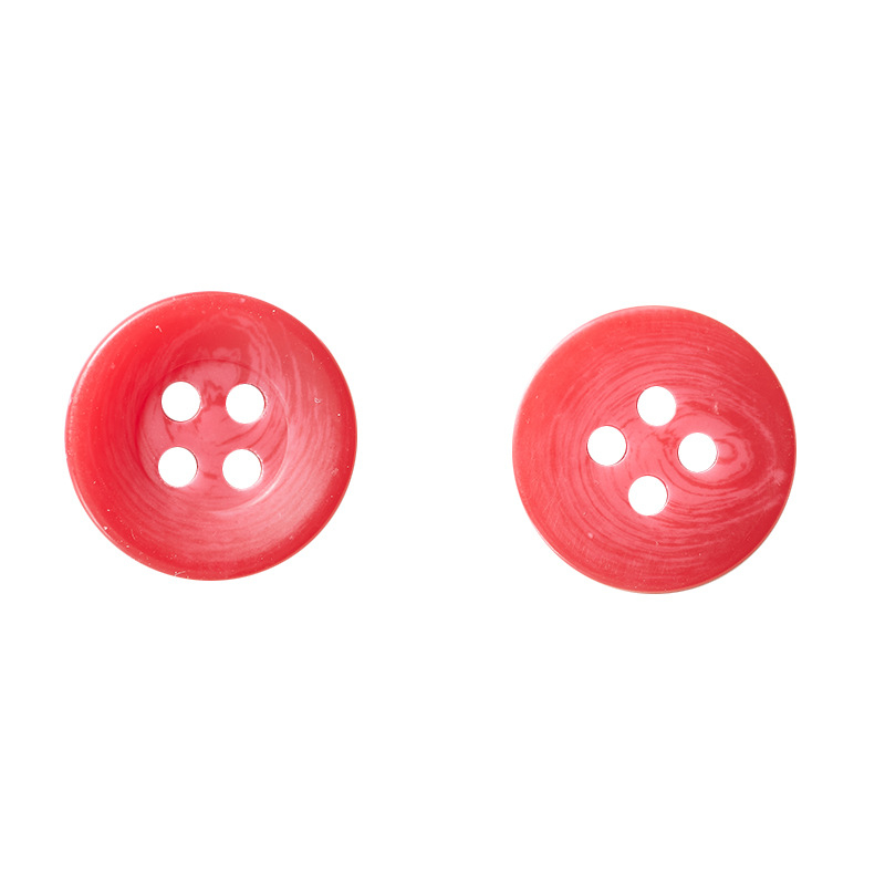 Бутон за риза от смола - екологичен, четири дупки, за ризи, Putenda