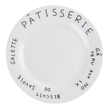 Farfurie din porțelan – Inspirație nordică, rotundă, pentru mese, paste și fructe, compatibilă cu microunde, finisaj glazurat