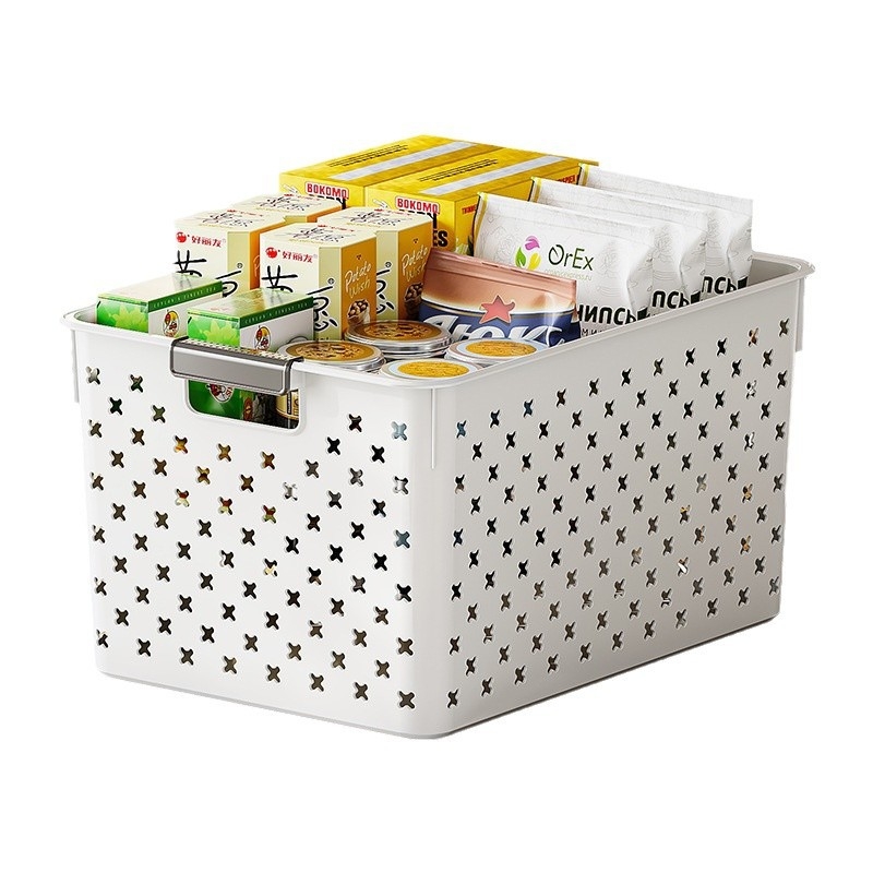 Chuanhang Coș de depozitare pentru birou 601 PP, 1 bucată, potrivit pentru papetărie, cosmetice și bijuterii, gustări