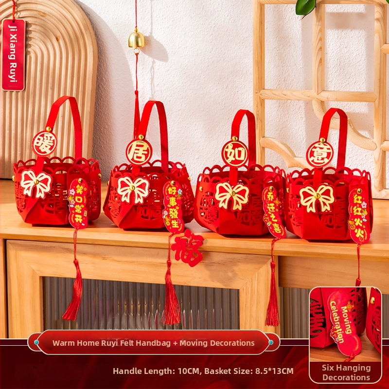 Декоративни елементи за нов дом — комплект за домакинство, изработени от плат, опаковани в PP торби, марка Rabbit Walker, готов за подарък