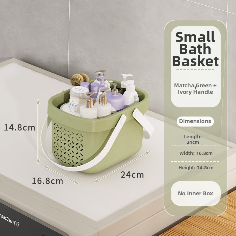 Nešiojamas vonios krepšys su sausai–drėgnai atskyrimui, plastikinis drenažo krepšys bendrabutyje