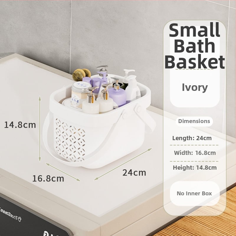 Nešiojamas vonios krepšys su sausai–drėgnai atskyrimui, plastikinis drenažo krepšys bendrabutyje