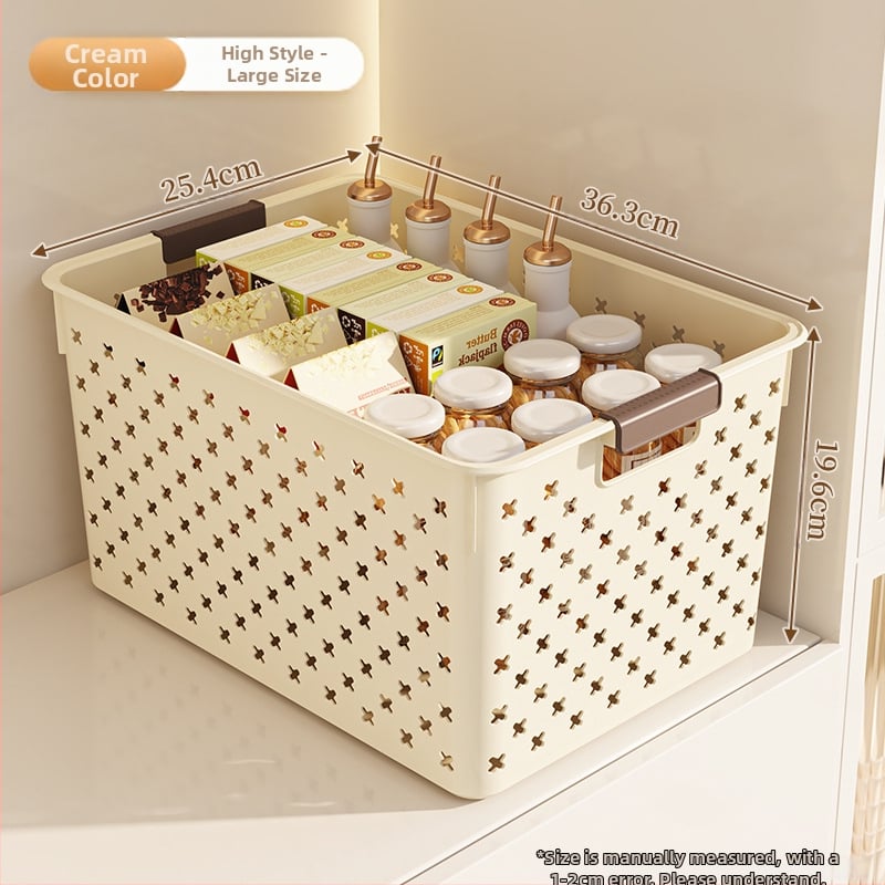 MM-601 Stalo laikymo krepšelis, PP plastikas, modernus minimalistinis dizainas, tinka kosmetikai, juvelyrikai ir kanceliarinėms prekėms