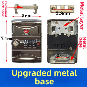 Комбинационна ключалка за багаж (ABS материал) за ремонт и замяна