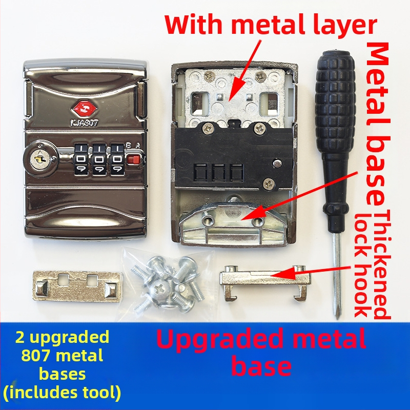 Комбинационна ключалка за багаж (ABS материал) за ремонт и замяна