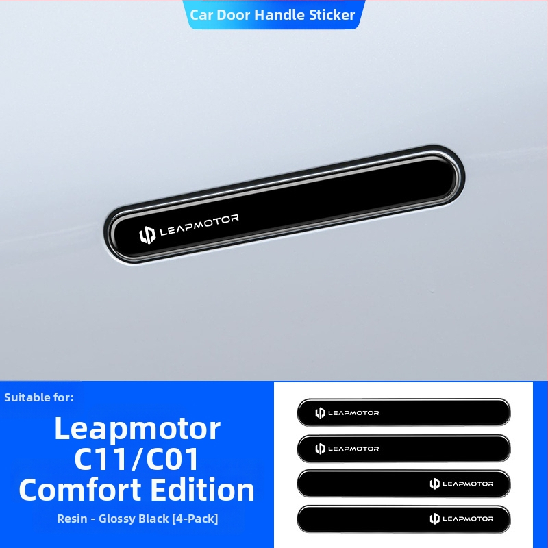 Svietiaca ochranná nálepka na kľučku dverí Leapmotor C11/C01 – epoxidový film proti škrábaniu