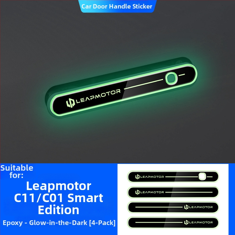Svietiaca ochranná nálepka na kľučku dverí Leapmotor C11/C01 – epoxidový film proti škrábaniu