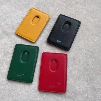 Axiu платнен картодържател за карти с модел кучешки зъби и силно магнитно задържане за MagSafe iPhone