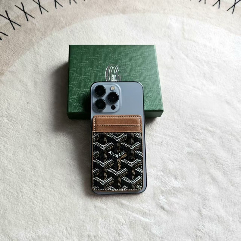 Axiu платнен картодържател за карти с модел кучешки зъби и силно магнитно задържане за MagSafe iPhone