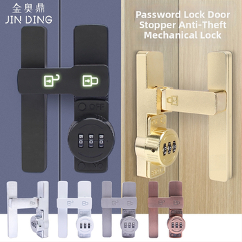 Zámok na skriňu s heslom pre dvere skrinky a zásuvky — zinková zliatina / za studena valcovaný oceľ; typ stroja; moderný minimalistický štýl