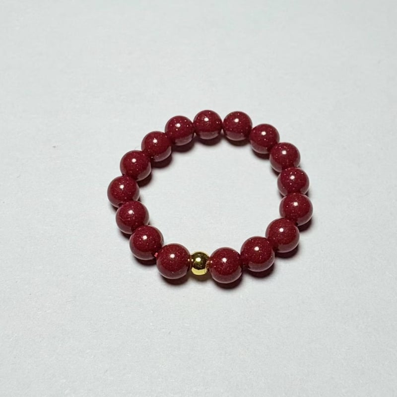 Prsten od prirodnog granata, ljubičasto-zlatne cinnabar perle, zaštitni amulet Pixiu, dizajn ruže, ručna izrada, jedinstven stil.