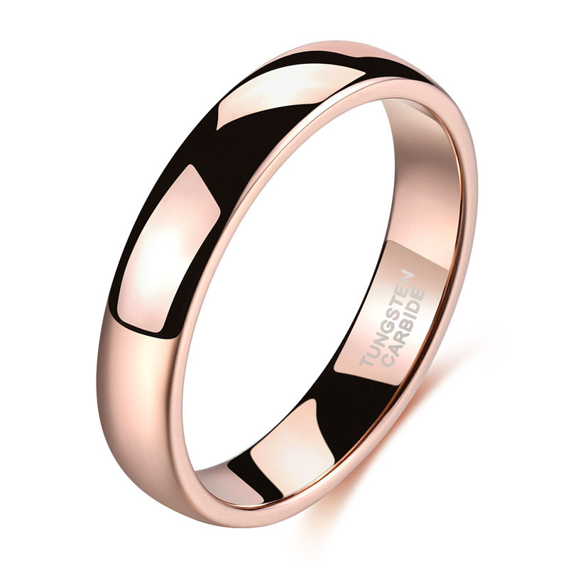 Oulan klasični minimalistički prsten od volframovog čelika, ne blijedi, visoke kvalitete, jednostavan dizajn, širine 2/4/6/8 mm, unisex