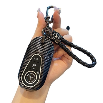 Kryt kľúča Mercedes-Benz pre S triedu, E triedu, C triedu a GLC modely — ABS plast, prémiový dizajn.