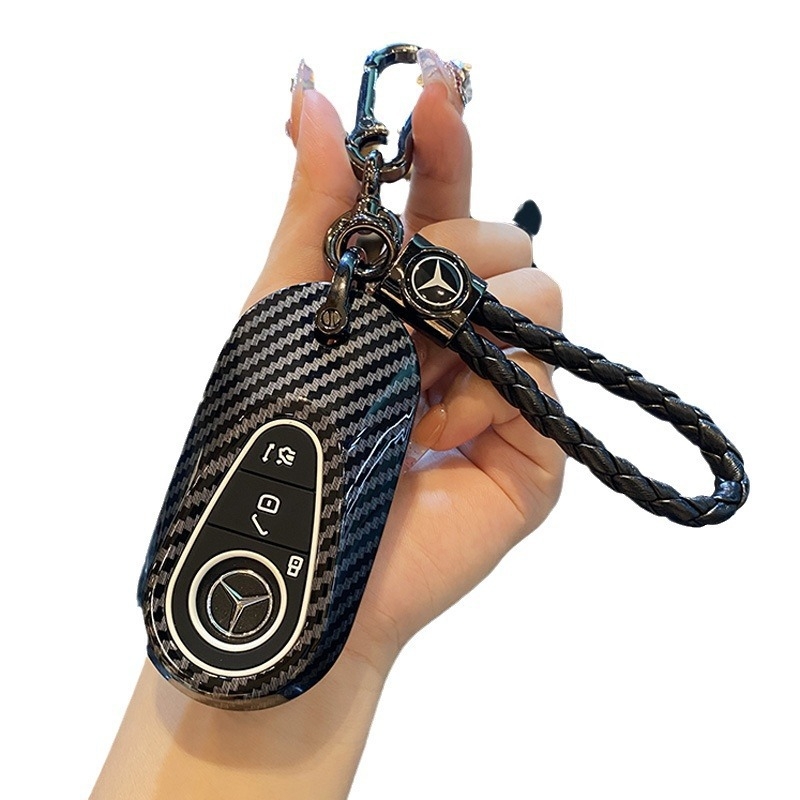 Kryt kľúča Mercedes-Benz pre S triedu, E triedu, C triedu a GLC modely — ABS plast, prémiový dizajn.