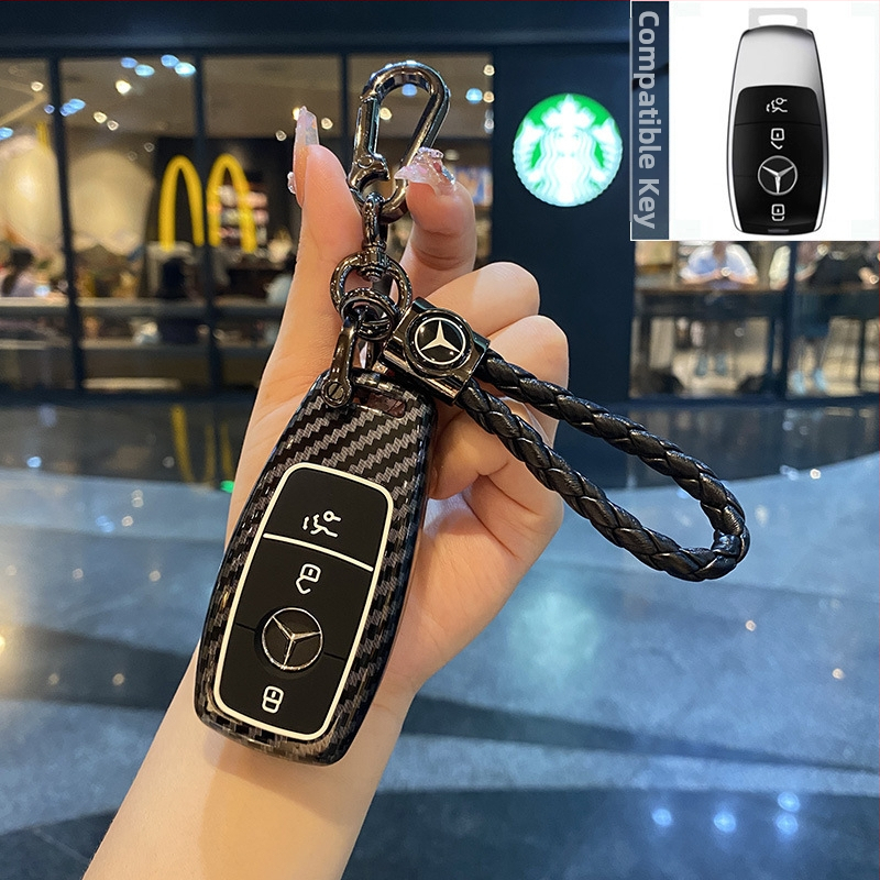 Kryt kľúča Mercedes-Benz pre S triedu, E triedu, C triedu a GLC modely — ABS plast, prémiový dizajn.