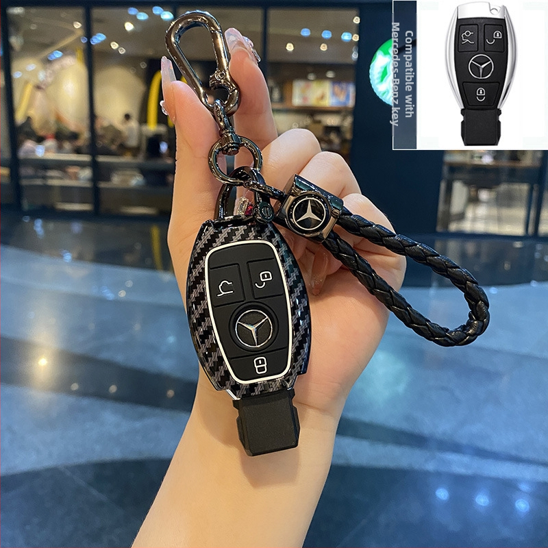 Kryt kľúča Mercedes-Benz pre S triedu, E triedu, C triedu a GLC modely — ABS plast, prémiový dizajn.