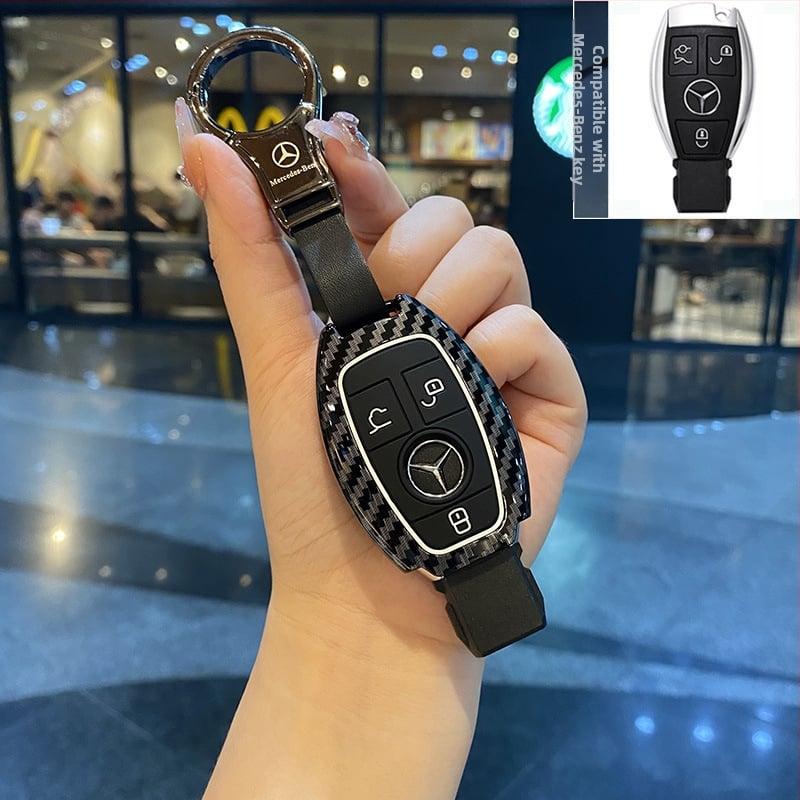 Kryt kľúča Mercedes-Benz pre S triedu, E triedu, C triedu a GLC modely — ABS plast, prémiový dizajn.