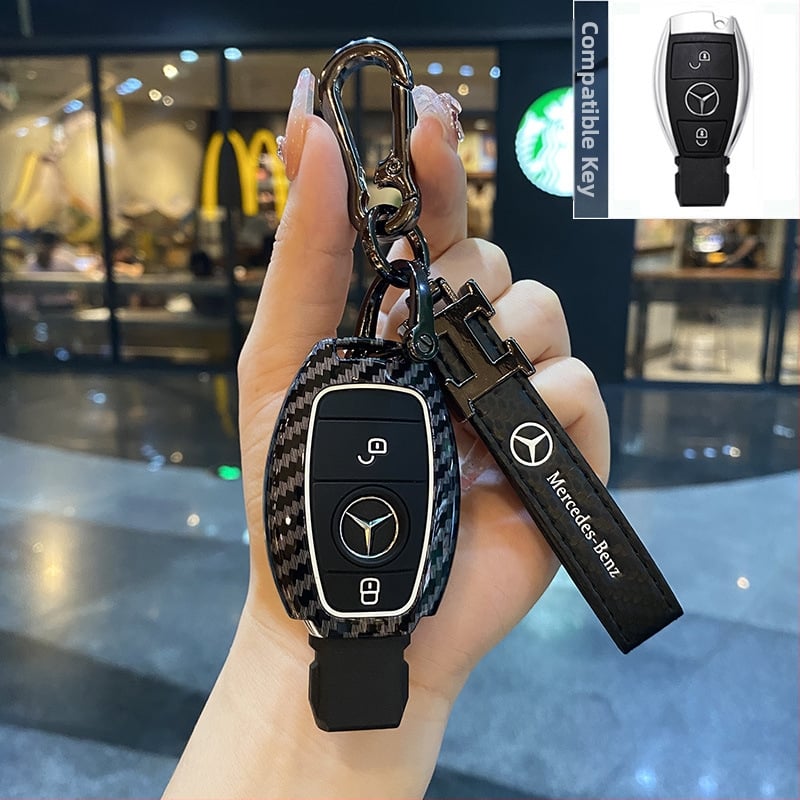 Kryt kľúča Mercedes-Benz pre S triedu, E triedu, C triedu a GLC modely — ABS plast, prémiový dizajn.