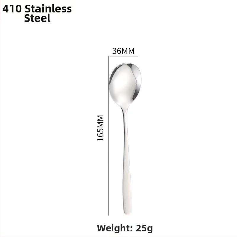 Σετ μαχαιροπίρουνα από ανοξείδωτο ατσάλι 304, κορεακό στυλ, φινίρισμα καθρέφτης, δυνατότητα λογότυπου